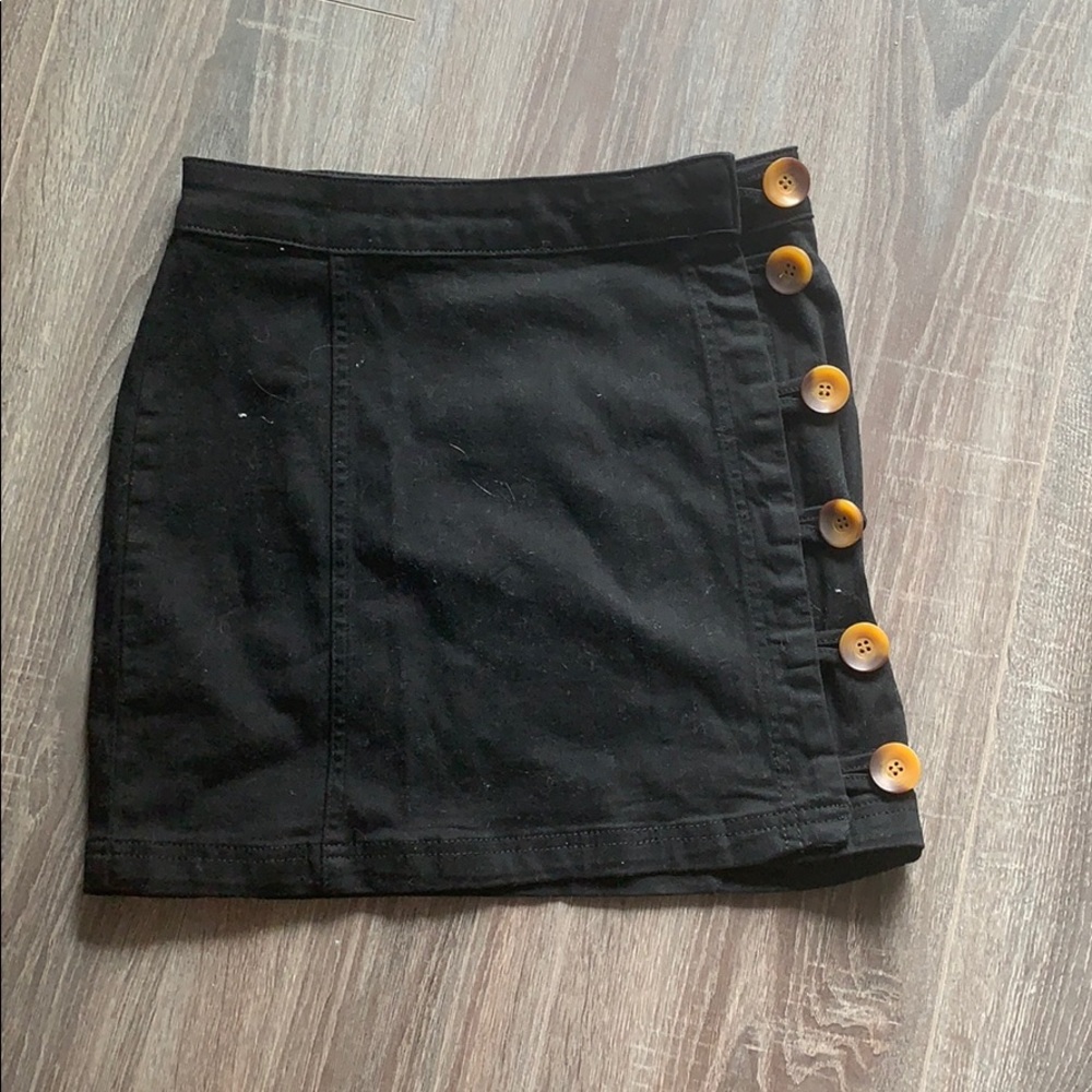 FREE PEOPLE side button skirt SZ 0